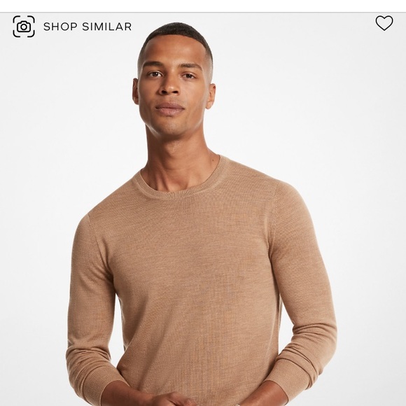 Michael Kors extrafine merino wool sweater  Mens size large NWT - Picture 3 of 6